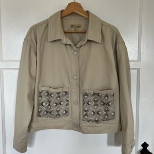 “Democracy” REWORKED!!! Women’s chore jacket